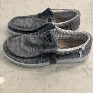 Hey Dude Grey Knit Wally Slip-On Loafers